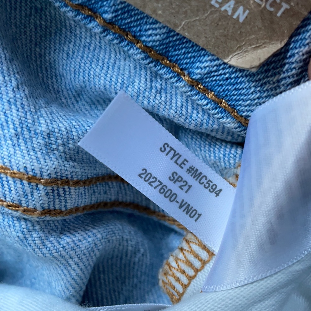 NWT Madewell The Curvy Perfect Vintage Jean in Fiore Wash - Picture 11 of 15